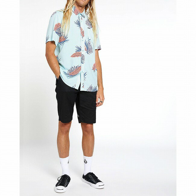 【3/20 20時〜3/26 1時59分限定クーポン配布中！】●VOLCOM ボルコム Bermuda Short Sleeve ベルモーダショートスリーブ RES A0412006 【 トップス 半袖 開襟シャツ クラシックフィット アウトドア 】【メール便・代引不可】