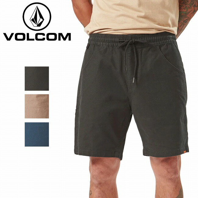 樂天商城 - ●VOLCOM ボルコム Workwear Caliper Elastic Waist Shorts ワークウェアキャリパーエラスティックウエストショーツ A1002005 【 ボトムス ショートパンツ ショーパン ハーフパンツ 短パン リラックスフィット アウトドア 】【メール便・代引不可】