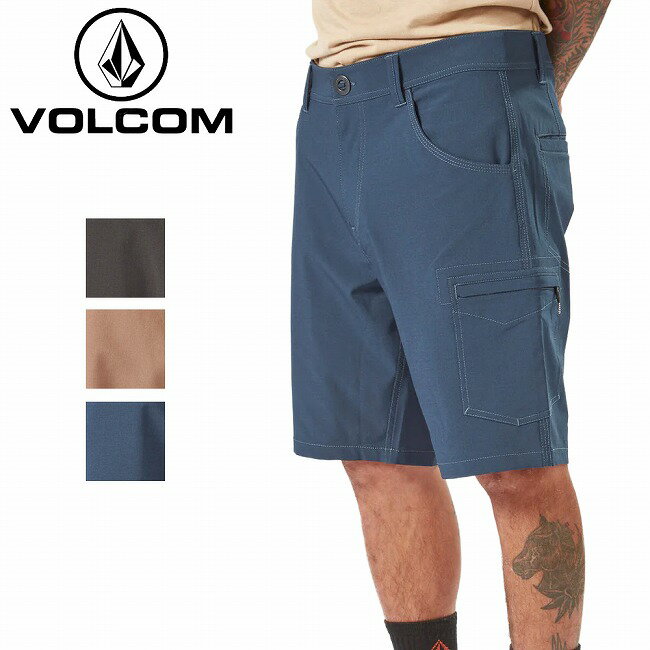 【2月4日～10日限定クーポン配布中】●VOLCOM ボルコム Workwear Slab Hybrid Shorts ワークウェアスラブハイブリッドショーツ A3202000 【 ボトムス ハーフパンツ 短パン 撥水 スポーツ アウトドア 】【メール便・代引不可】