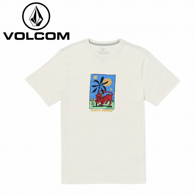 樂天商城 - 【9日20時〜16日1時59分限定クーポン配布中】●VOLCOM ボルコム Tarot Tiger Fty Short Sleeve Tee タロットタイガーFtyショートスリーブティー A5022401 【 トップス 半袖 Tシャツ アウトドア 】【メール便・代引不可】
