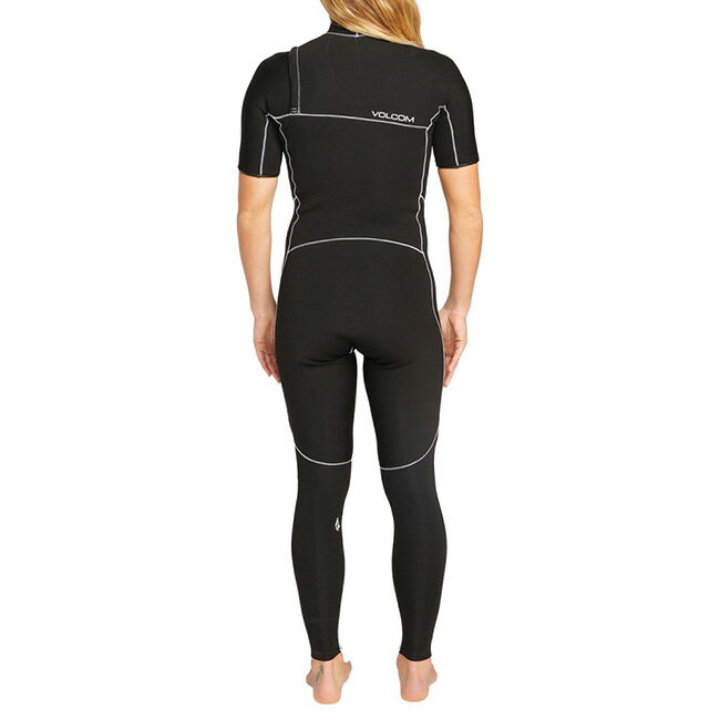 ��4/4 20:00��4/10 23:59���ꥯ���ݥ�������ۡ�VOLCOM �ܥ륳�� Womens Modulator 2mm Short Sleeve Wetsuit ������󥺥⥸��졼����2mm���硼�ȥ��꡼�֥����åȥ����� BLK O9512309 �� ��ǥ����� �����åȥ����� ������ �� �����ե��� �����ȥɥ� ��