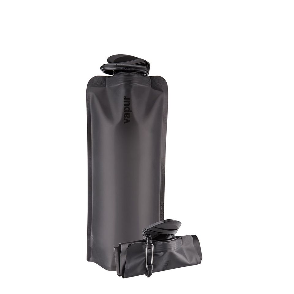 Vapur Anti-Bottle Wide Mouth | Blackout / Blue Steel / Graphite Grey / Night Blue 1L ヴェイパー アンチボトル | Water Bottle ウォーターボトル ポータブル コンパクト 水筒 折りたたみ カラビナ付き 軽量 持続可能 アウトドア キャンプ 【日本正規代理店品】 highfive11-10000090 Hi Five サンプル画像2