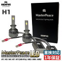 H1 LED ヘッドライト フォグランプ兼用 MasterPeace Bulb マスターピース DC12-24V ハイパワー65W 防水対策IP68 6000Kホワイト 5500Lm 高速静音ファン搭載 360°角度調整ソケット エコで明るいCSPLEDチップ 万全の蓄熱対策 H3 H4 H7 H11 HB3 HB4 HIR2