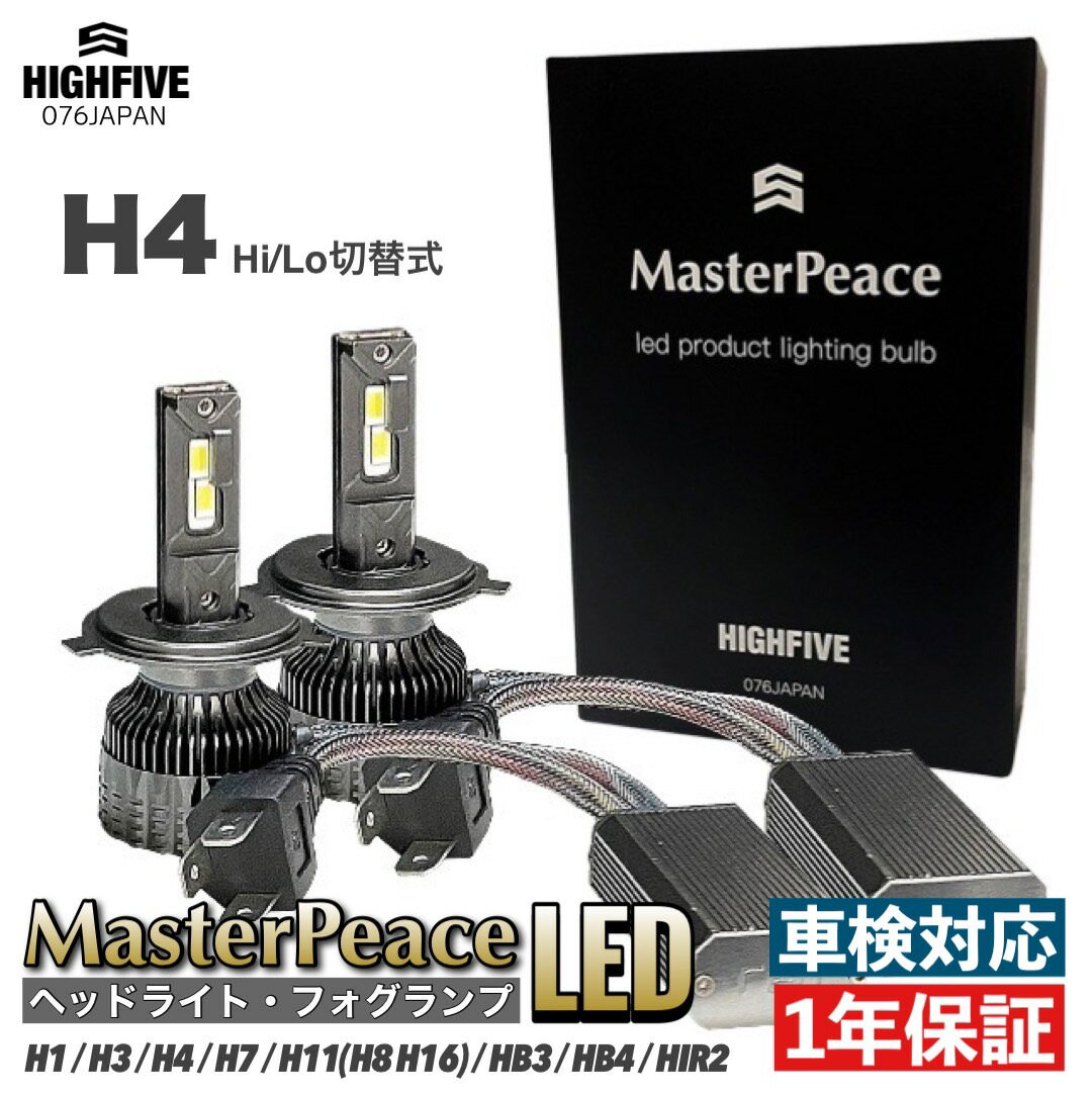 ヴェゼル H4 LED ヘッドライト Hi/lo切替式 型式/RU1,2,3,4 年式/H25.12～H30.1 ホンダ ハロゲン仕様車用LEDバルブ