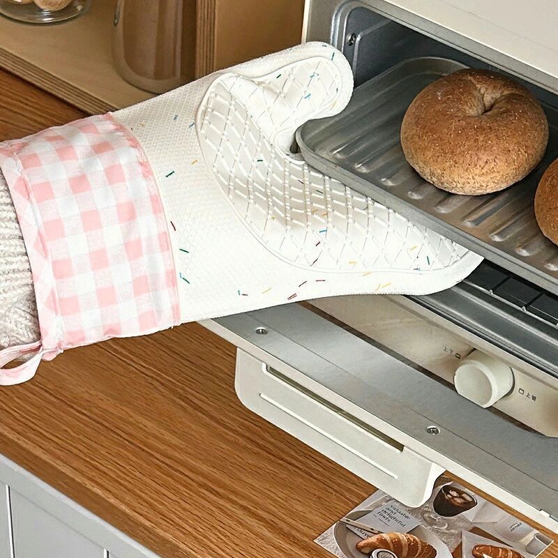おしゃれ キッチン手袋 長持ち 耐久性 汚れが目立たず シリコン製 滑り止め やけど...