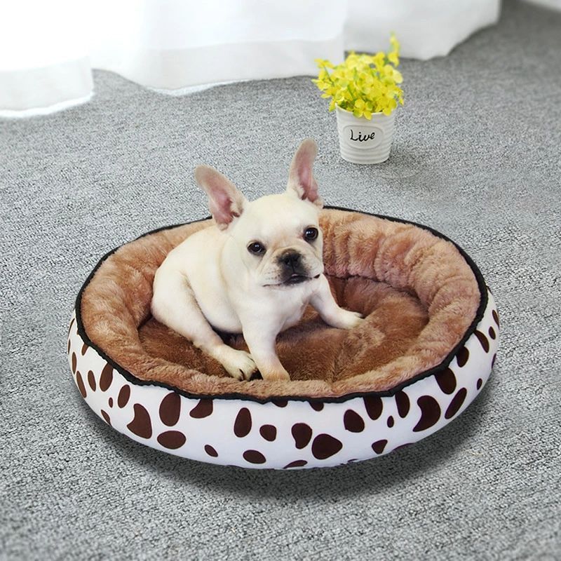 キャッ 中型犬用ネコベッド 小型犬用 猫用 ペットハウス クッション ドームハウス 洗える両面使用可能 犬 猫 ペットベッド楕円形