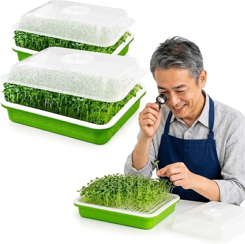 清潔 根の成長サポート 二層構造 食品グレード PP製 無土栽培 家庭菜園 室内 セット 水耕栽培 栽培キット