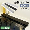 【10%オフクーポン~12/16 23:59】排気口カバー 60cm 送料無料 フラット ステンレス スマート コンロカバー スリム ガス IH コンロ ロータイプ コンロ 奥 排気口 カバー 隙間 ラック 油はね ガード 薄型 排気口カバー