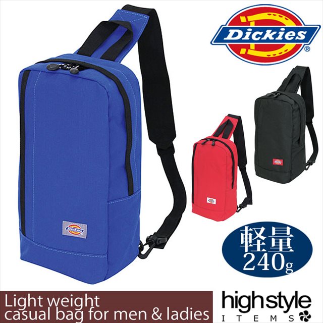 ディッキーズ バッグ メンズ ボディバッグ メンズ レディース Dickies(ディッキーズ)カジュアル 旅行 軽量ワンショルダーバッグ★鞄 カバン 通勤 通学 旅行 プレゼント　ハイスタイル