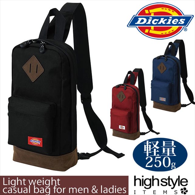 ボディバッグ メンズ レディース Dickies(ディッキーズ) 旅行 軽量 カジュアルタイプ ワンショルダーバッグ★鞄 カバン 通勤 通学 旅行 プレゼント　ハイスタイル