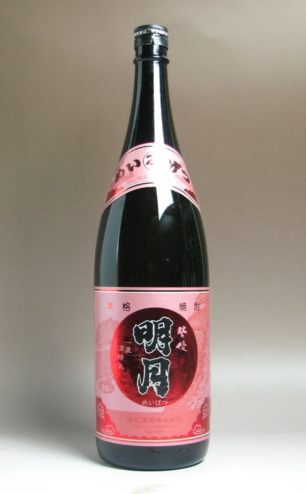 明月まさり25度1800ml いも焼酎 【明石酒造】