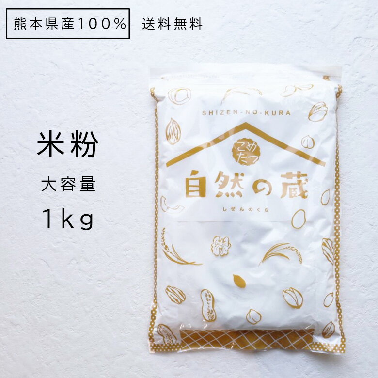 米粉1kg 熊本産100％ /お米 夢大地 米の粉 1kg メール便送料無料