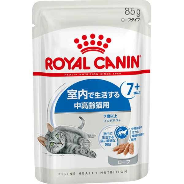 Other Wet Food - ロイヤルカナン フィーライン ヘルス ニュートリション ウェット インドア 7+ 7歳以上 ローフ 85g×12コ〔2604084cw〕