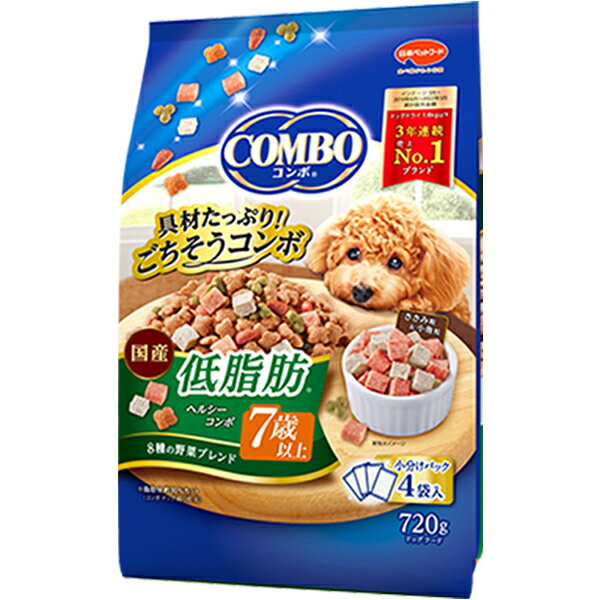 樂天商城 - コンボ ドッグ 低脂肪 7歳以上 720g（180g×4袋入）