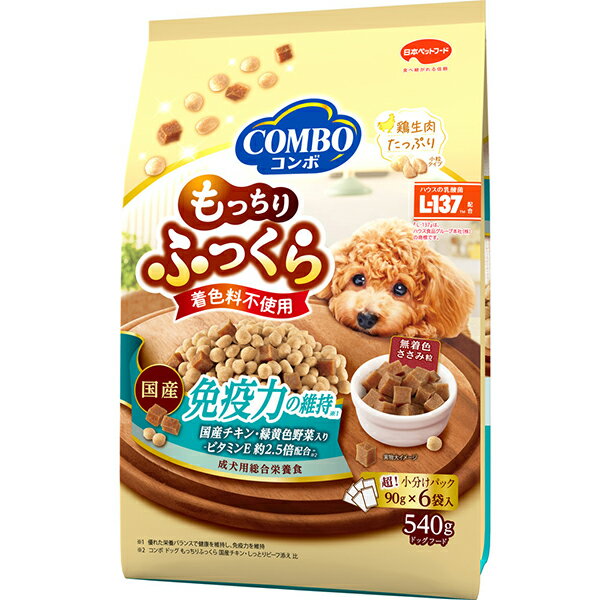 乐天商城 - コンボ ドッグ もっちりふっくら 免疫力の維持 540g（90g×6袋入）