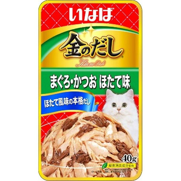 金のだし パウチ まぐろ・かつお ほたて味 40g×16コ