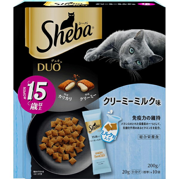 シーバ デュオ 15歳以上 クリーミーミルク味 200g（20g×10）