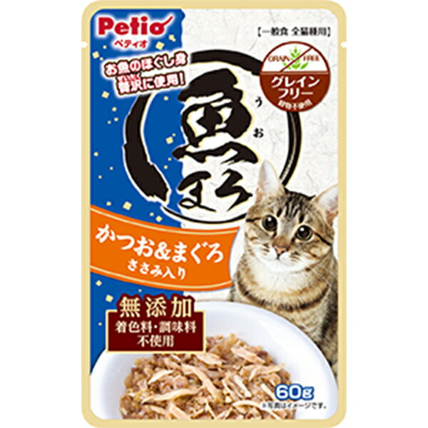 乐天商城 - 魚まろ かつお＆まぐろ ささみ入り 60g×8コ