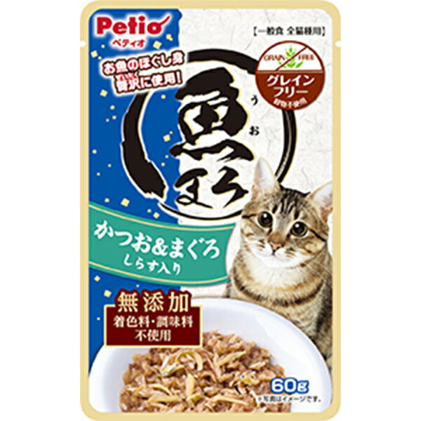 樂天商城 - 魚まろ かつお＆まぐろ しらす入り 60g×8コ