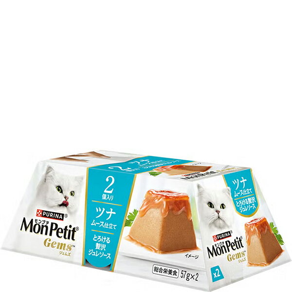 樂天商城 - モンプチ ジェムズ ツナムース仕立て 57g×2コ