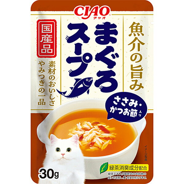 樂天商城 - チャオ まぐろスープ ささみ・かつお節入り 30g×16コ〔26030848cw〕