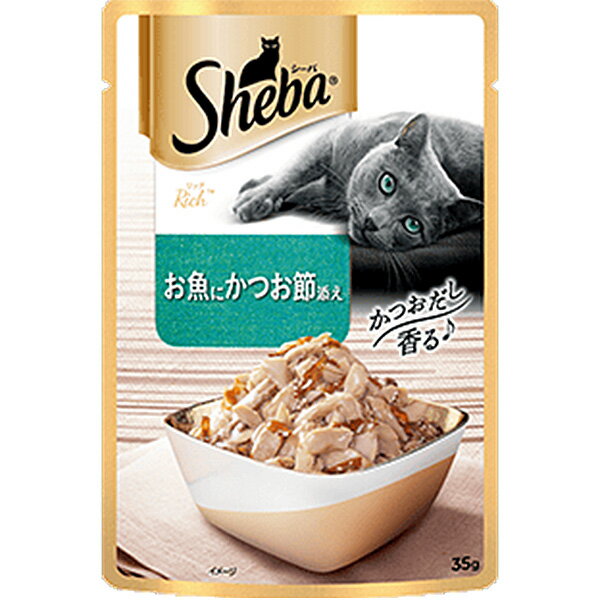 樂天商城 - シーバ リッチ お魚にかつお節添え 35g×12コ〔260408112cw〕〔260308115cw〕