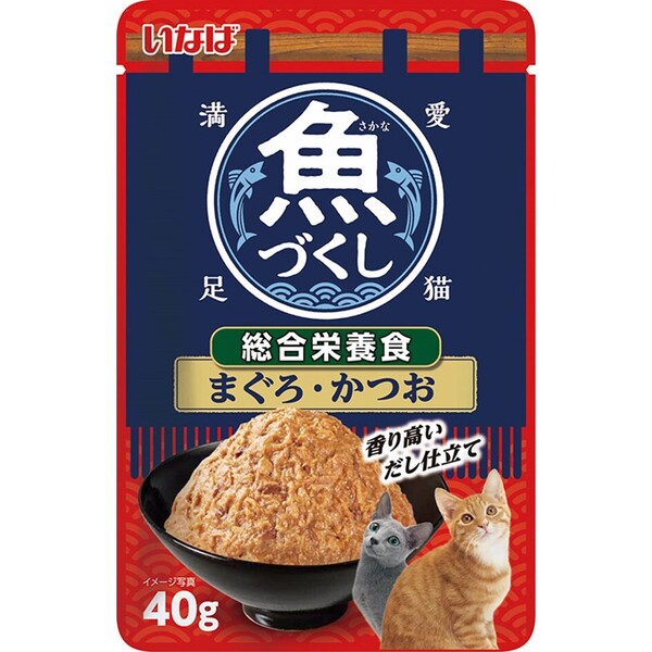 樂天商城 - 魚づくし 総合栄養食 まぐろ・かつお 40g×16コ