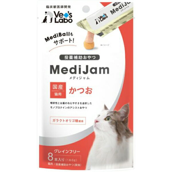 樂天商城 - MediJam メディジャム 猫用 かつお 6g×8本入り