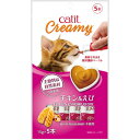 Catit Creamy チキン&えび 15g×5本