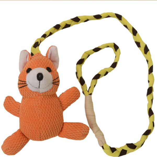 ワンコのおもちゃ アニマルロープ ねこ