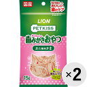 ライオンペット ペットキッス ネコちゃんの歯みがきおやつ カニ風味かま