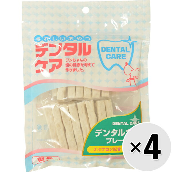 樂天商城 - 【セット販売】うれしいおやつ デンタルケア デンタルガム プレーン 28本×4コ