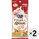 【セット販売】銀のスプーン にゃんスプーン 2種のアソート 鶏ささみ&シーフード味 100g(10g×10本)×2コ