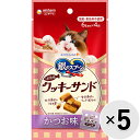 【セット販売】銀のスプーン 三ツ星グルメ おやつ お魚味クッキーサンド かつお味 24g×5コ