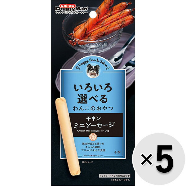 ・あっさりした旨みの鶏むね肉を使用！・やわらかくしなやか！噛む力が弱いコも食べきりやすいミニソーセージ。・用途やお好みに応じた商品セレクト。《ドギースナック バリュー》シリーズです。・生後2ヶ月以上の愛犬に。 【 原材料 】 鶏肉、コーンスターチ、大豆たん白、卵、肝油、ミネラル類（ナトリウム、カルシウム、亜鉛）、増粘安定剤（カラギナン）、保存料（ソルビン酸カリウム）、酸化防止剤（ビタミンC）、リン酸塩（Na） 【 保証分析値 】 粗たん白質：10.0％以上、粗脂肪：7.0％以上、粗繊維：0.1％以下、粗灰分：4.0％以下、水分：70.0％以下 【 代謝エネルギー 】 180kcal/100g 【 原産国 】 中国 【 メーカー名 】 ドギーマンハヤシ 【 JANコード 】 4976555824841 @set2021094do @set_all