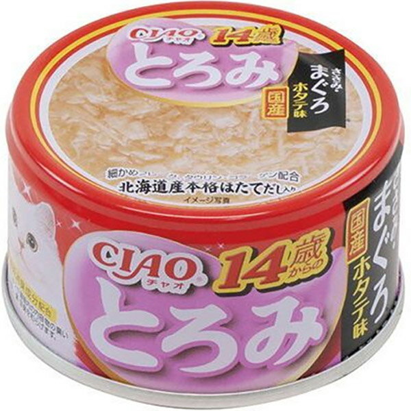 【単品】チャオ とろみ 14歳からのささみ・まぐろ ホタテ味 80g