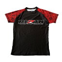 【ISAMI】イサミ RIZIN半袖ラッシュガード サザンカモデル RZ-018(4)