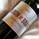 ★期間限定特別価格★ バロン　ド・ブラーヌ [2007] Baron de Brane [2007年] フランスワイン/ボルドー/マルゴー/赤ワイン/ミディアムボディ/750ml