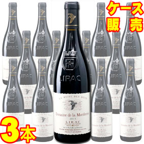 【送料無料】　リラック　ルージュ　ラ　レイヌ　デ　ボワ　750ml×3本　ケース販売【正規品・取り寄せ品】ドメーヌ ド ラ モルドレ フランスワイン/コート デュ ローヌ/赤ワイン/重口/フルボディ/750ml×3【自然派ワイン ビオワイン 有機 有機栽培 bio オーガニック】