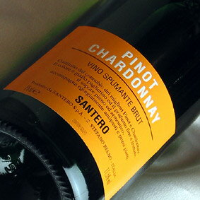 サンテロ　ピノ・シャルドネ　スプマンテSantero Pinot Chardonnay Spumante イタリアワイン/ピエモンテ/スパークリングワイン/やや辛口/750ml 【泡 発泡】【イタリアワイン】