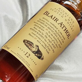 ブレア アソール ブレア・アソール 12年　花と動物シリーズ（並行品）/700ml/43度/オフィシャル Blair Athor Aged 12 Years 