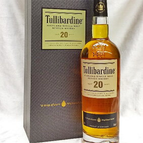 タリバーディン20年　箱付き（並行品）/700ml/43度/オフィシャル Tullibardine Aged 20Years スコッチウイスキー/シングルモルト/ハイランド Single Malt Scotch Whisky