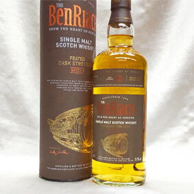 BENRIACH ベンリアック　ピーテッド　カスクストレングス　バッチ1　箱付き（並行品）/700ml/56度/オフィシャル The Benriach Pea