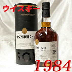 【正規品】 1984年 蒸留 ソヴリン・インバーゴードン　シングルグレーン 38年 箱付き/700ml/60.6度/ハンター・レイン社 [1984] 昭和59年 年号入り ウイスキー お誕生日 結婚式 結婚記念日 プレゼント ギフト 対応可能　誕生年 生まれ年