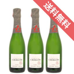 【送料無料】マルゲーヌ・ブリュット　プルミエ・クリュ　ハーフボトル　3本セットA Margaine Brut 1er Cru 1/2フランス/シャンパーニュ/シャンパン/辛口/375ml×3