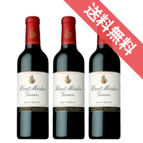 【送料無料】オー・メドック　ジスクール　ハーフボトル　3本セット　Haut Medoc Giscours 375ml　シャトー元詰/フランスワイン/ボルドー・オー・メドック/赤ワイン/フルボディ/重口/375ml×3　【楽天 通販 販売】【まとめ買い 業務用にも！】