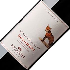 【正規品・取り寄せ品】バローネ リカーゾリ ボルゲリ La Volpe e L’Uva Bolgheri DOC イタリアワイン/トスカーナ州 ガイオーレ イン キアンティ/赤ワイン/フルボディ/重口/750ml/フードライナー【希少品】【6034】