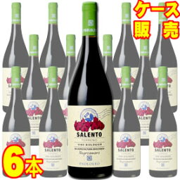 【送料無料】テッレーノ　ネグロアマーロ　ビオロジコ　750ml　6本セット　ケース販売【正規品・取り寄せ品】カンティーネ パオロレオ イタリアワイン/プーリア/赤ワイン/フルボディ/重口/750ml×6【自然派ワイン ビオワイン 有機 有機栽培 bio オーガニック】