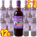 【送料無料】【メルシャン ワイン】 ボン・ルージュ　プラス　カシス　ペットボトル　赤　720ml　12本セット・ケース販売 国産ワイン/赤ワイン/ミディアムボディ/中口/720ml×12【アントシアニン】【ポリフェノール】【フレンチ・パラドックス】【ケース売り】