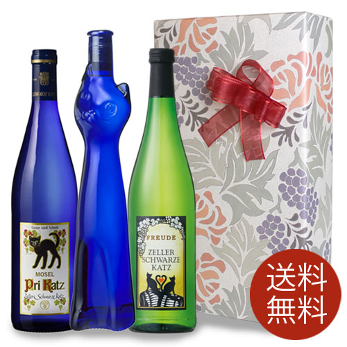 楽天市場 おすすめのお買い得ワインセット 猫好きの方のプレゼントに 猫ボトルのセット ヒグチワイン Higuchi Wine